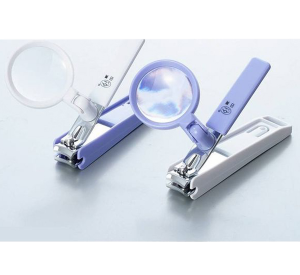 Nail Clipper With Magnifying Lens