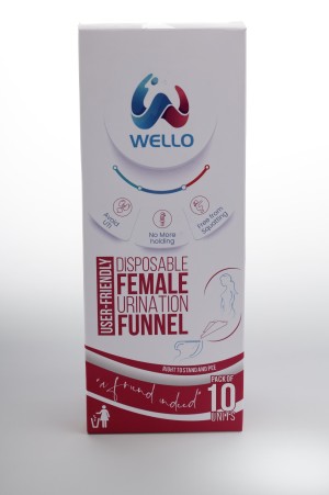 Wello Female Urination Funnel pack of 10