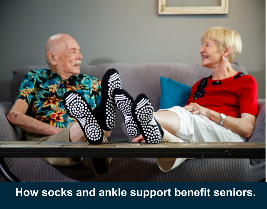 How anti skid socks and ankle support benefit seniors, Anti slip socks for  Elderly